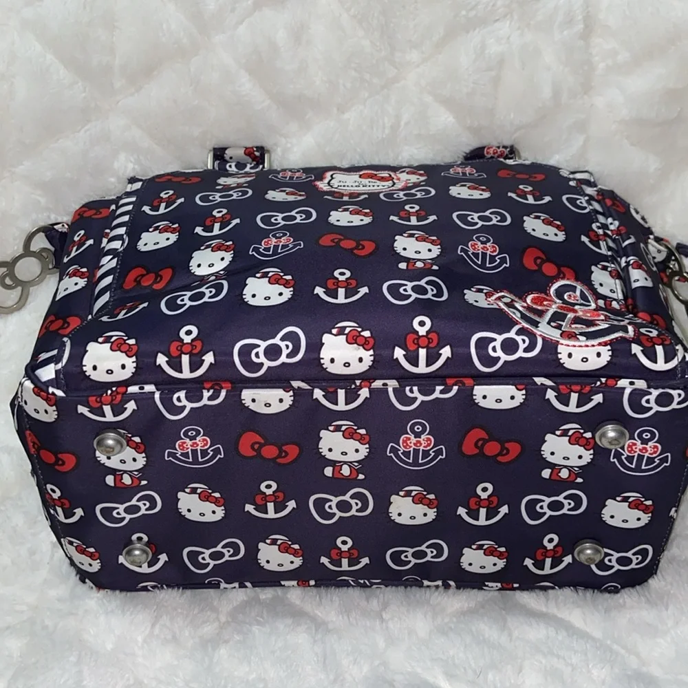 RARE EUC Jujube x hello kitty our to sea diaper bag